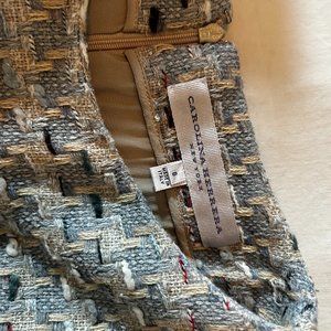 Carolina Herrera Tweed Sheath Dress